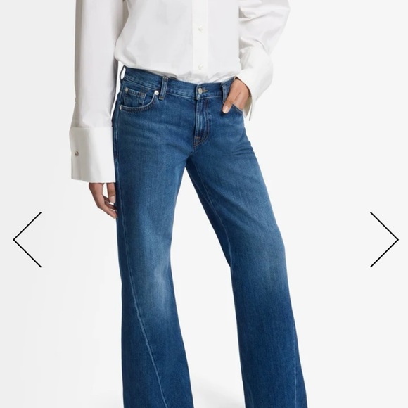 7 For All Mankind Denim - 7 For All ManKind - Slim Illusion Twister Seam Spencer Flare